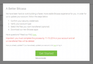 Bitcasa Update